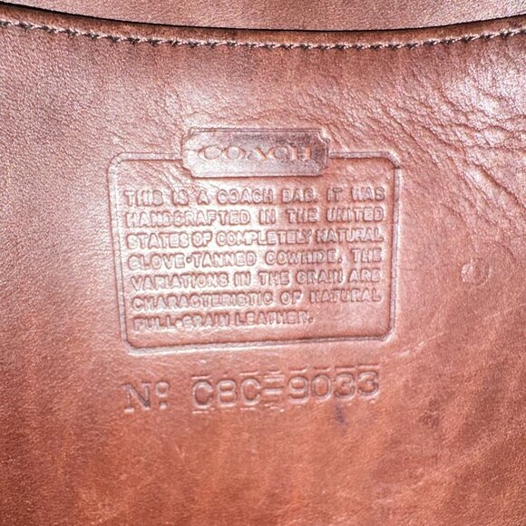 Coach Vintage Large Ergo Pocket Zip Shopper 9033 (Mahogany Brown) - Picture 2 of 8